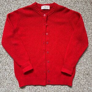 Large vintage 100% wool cardigan